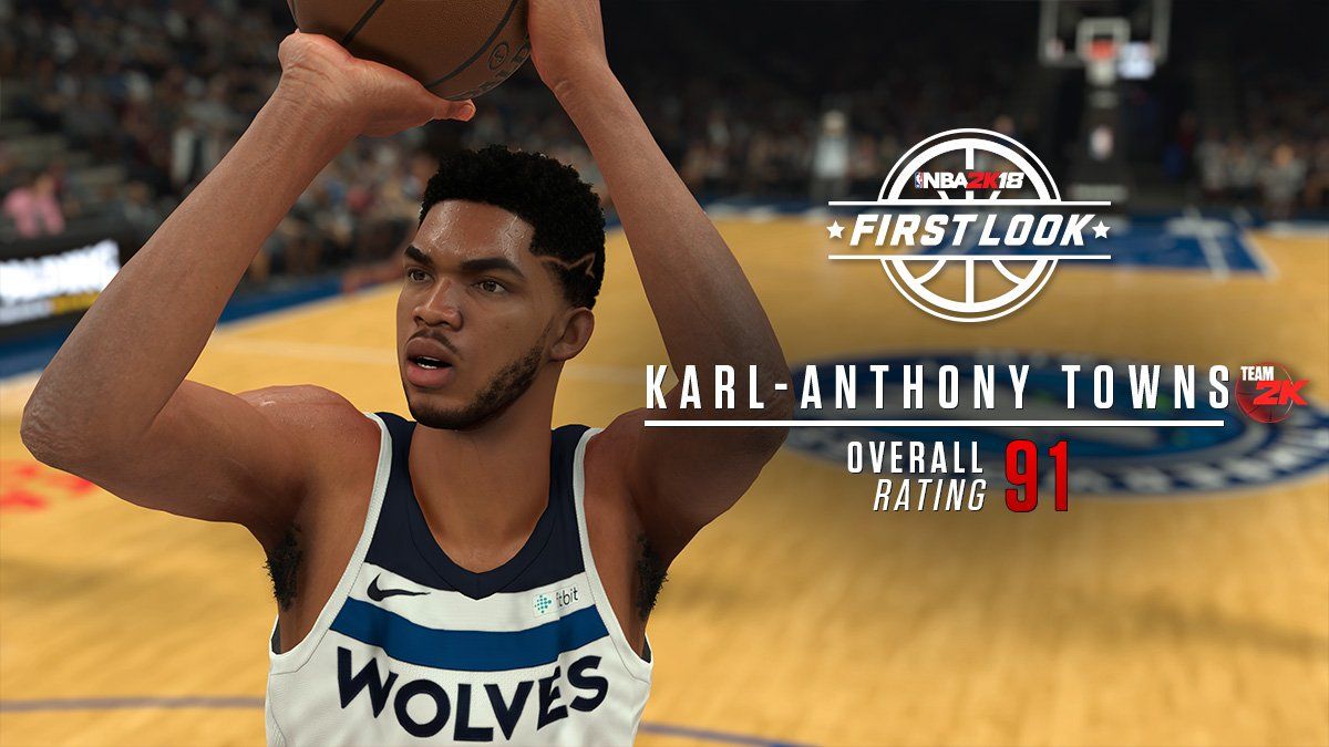 NBA 2K18 Player Ratings Revealed For Karl Anthony Towns Giannis