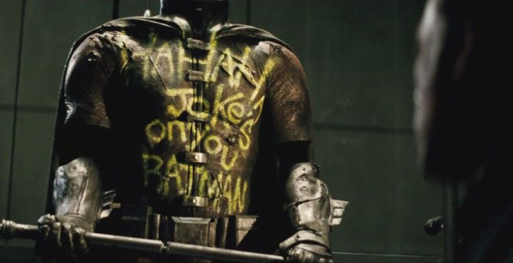 Robin's armor is displayed in the Batcave in Batman v. Superman: Dawn of Justice.