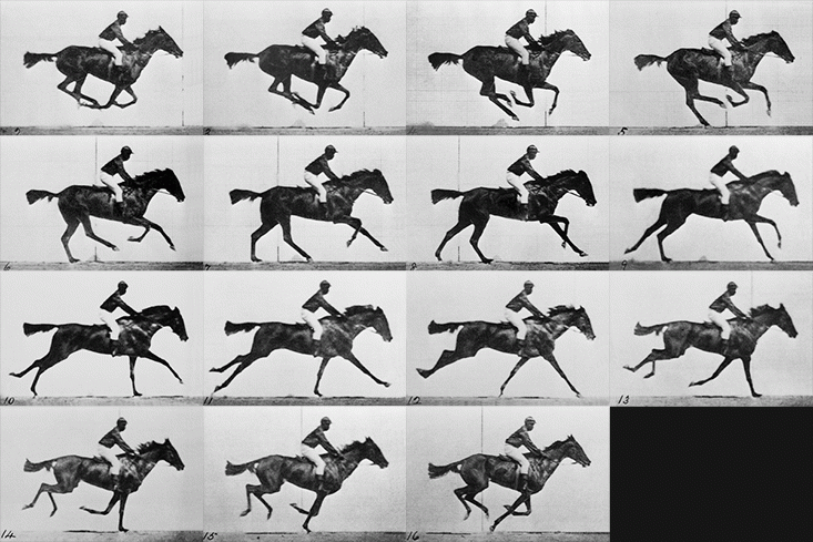 Muybridge killing time in between taking pictures of naked women bathing.