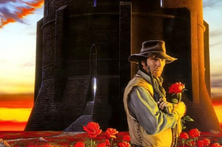 Gunslinger Roland Deschain on the cover of the final entry in Stephen King's 'Dark Tower' series.