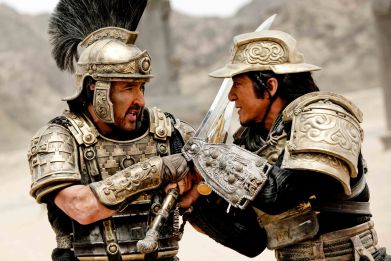 John Cusack and Jackie Chan go head-to-head in DRAGON BLADE.