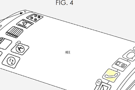 Apple's new patent for a flexible display screen