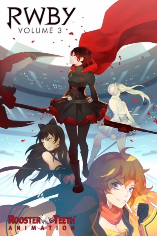 The RWBY volume 3 promo art