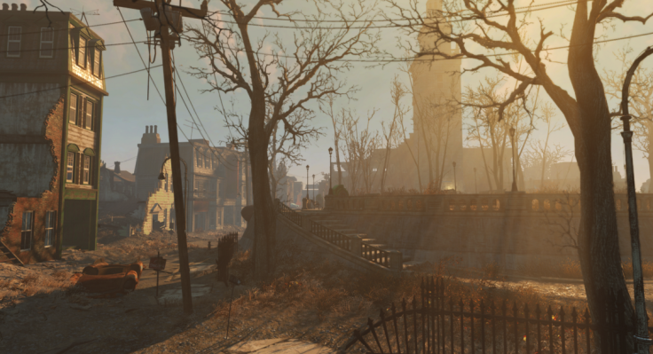 Some of the lush environment in Fallout 4