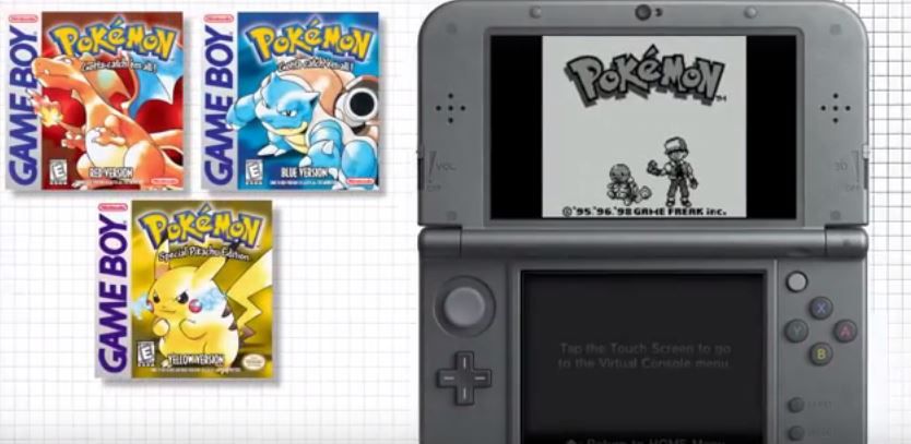 Pokemon red shop and blue 3ds