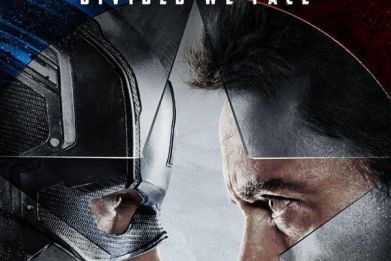 Captain America: Civil War movie poster.