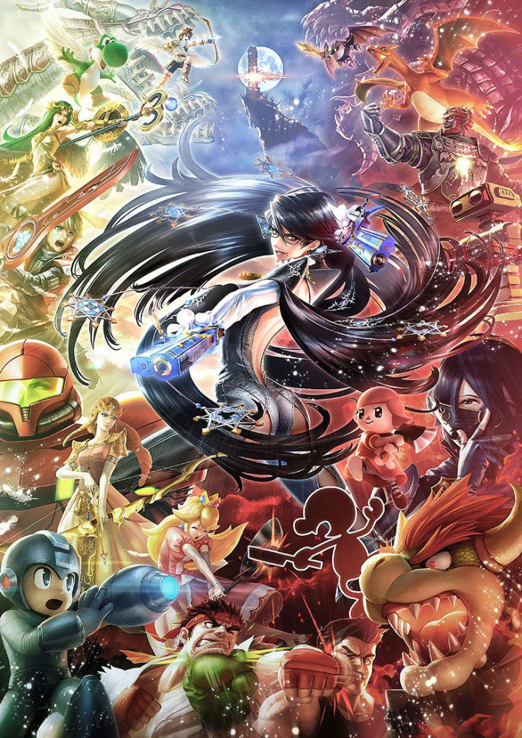 Original artwork for Bayonetta's inclusion in Super Smash Bros.