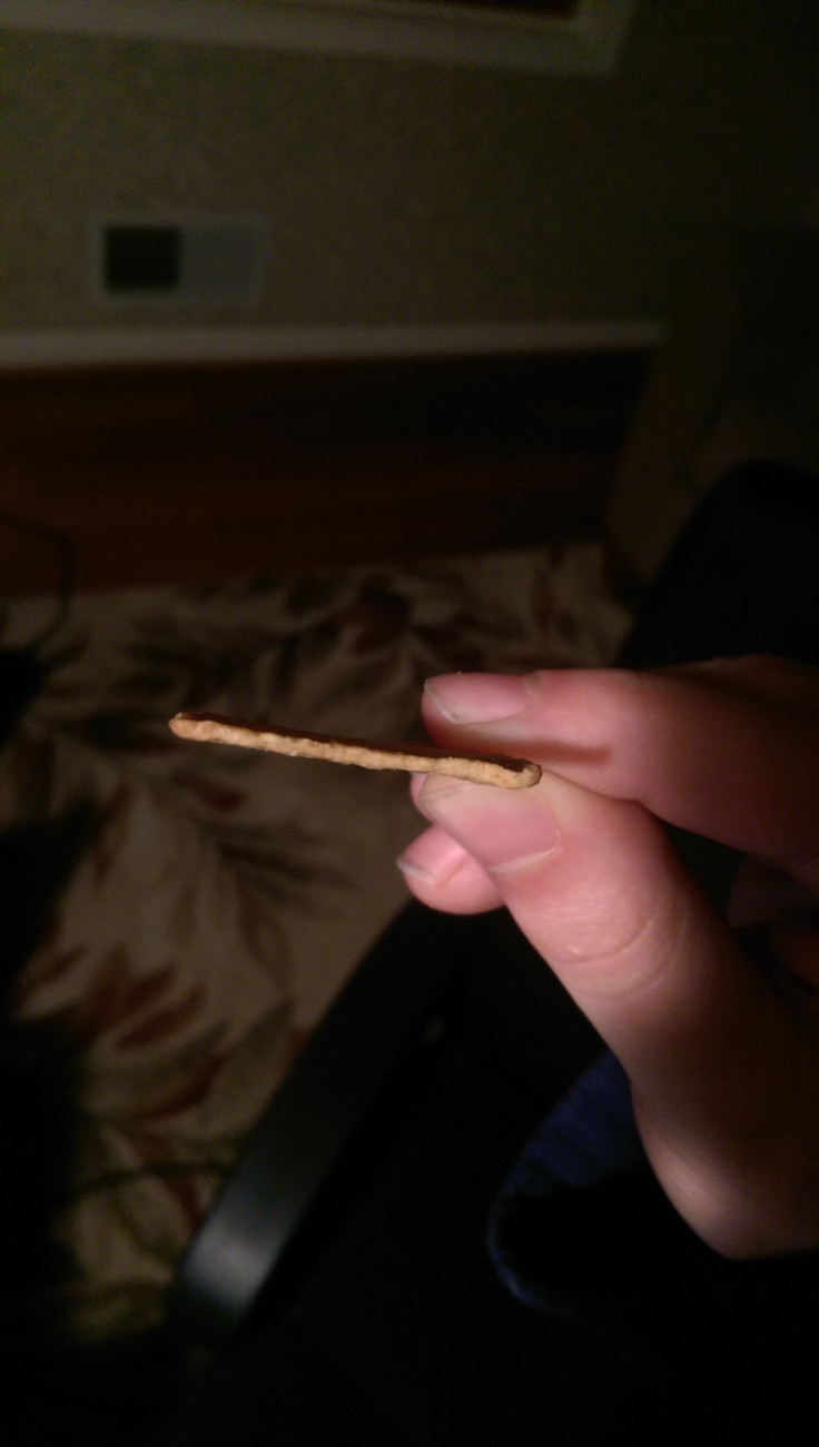 The profile of an Even Thinner Wheat Thin Limited Edition