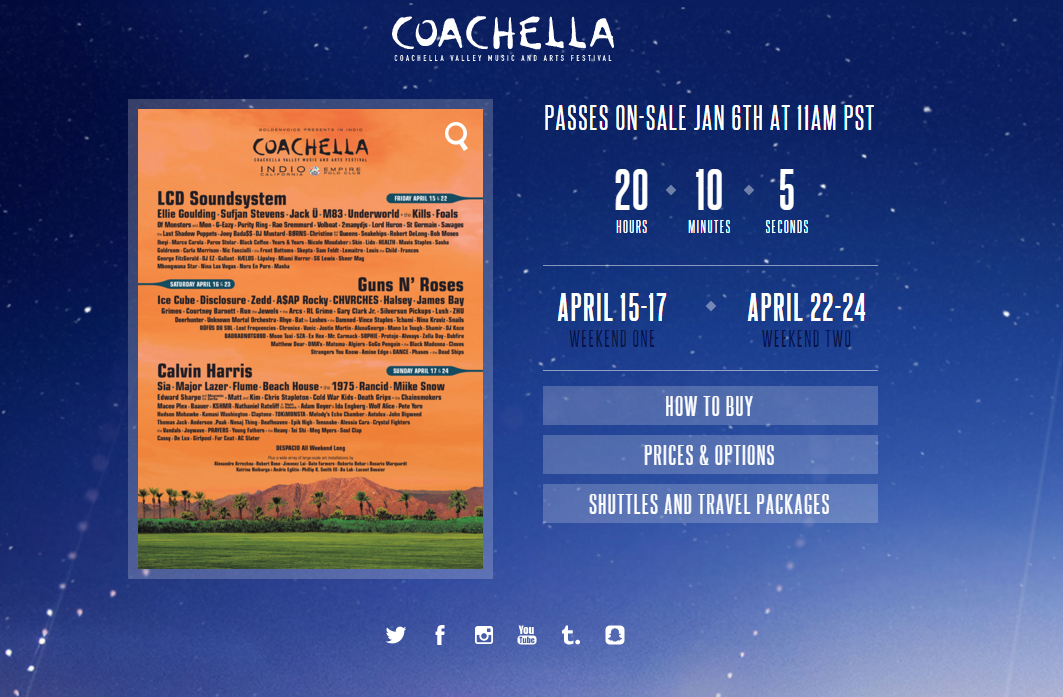 How To Buy Coachella Tickets Tips/Tricks Availability, Prices & Dates