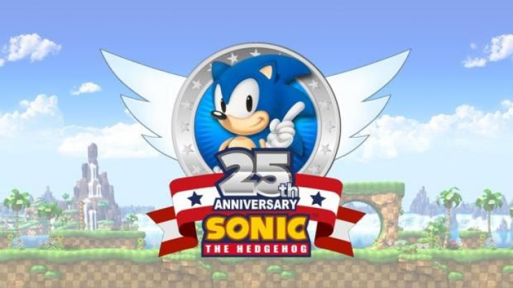 The 25th Anniversary Sonic logo