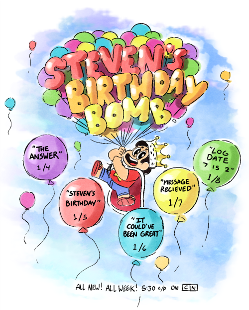 Steven Universe's Birthday Stevenbomb.