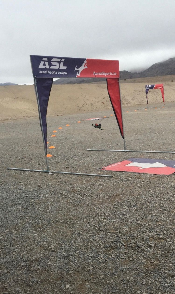 Drone racing was demoed at CES 2016 with the Aerial Sports League