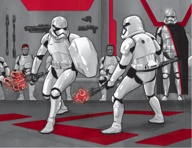 The guy in the red hair is actually the TR-8R stormtrooper