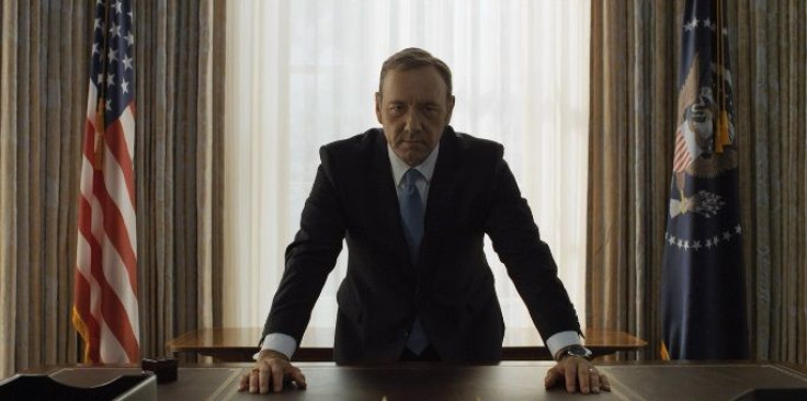 Kevin Spacey plays Frank Underwood in House of Cards