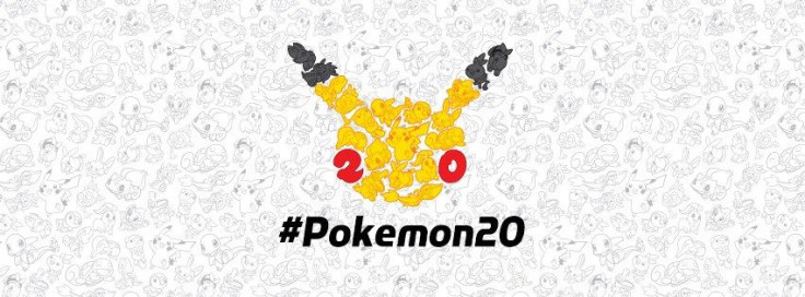 the official Pokemon 20th Anniversary banner.