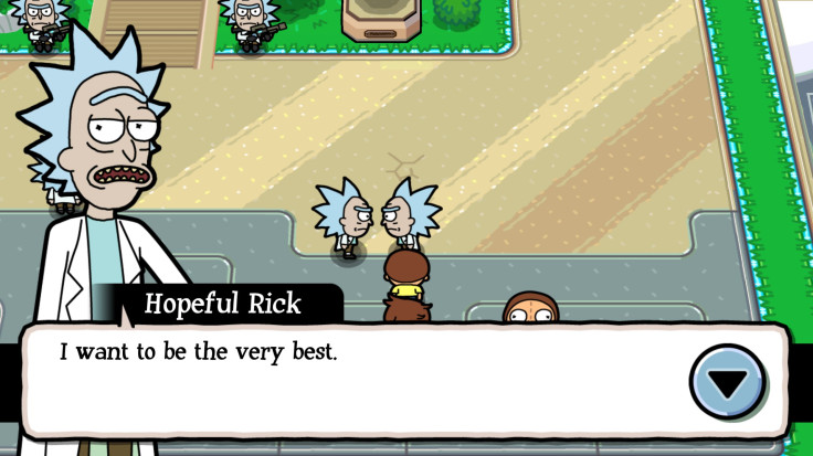 Does new 'Rick and Morty' game 'Pocket Mortys' have any idea that it has a little bit in common with Pokémon?