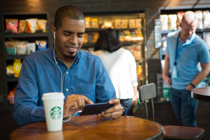Starbucks customers can now save songs they hear playing in the store to Spotify lists for later enjoyment.