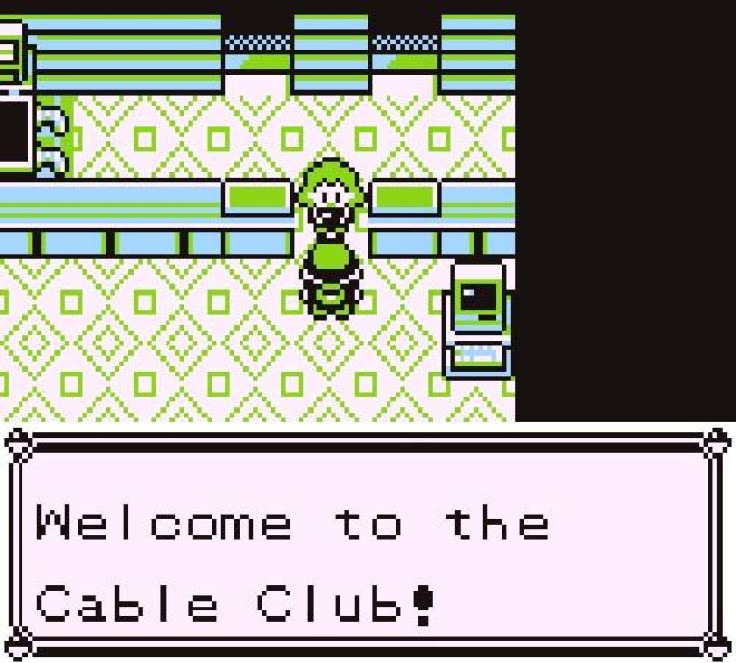 The Pokemon cable club in Pokemon Yellow