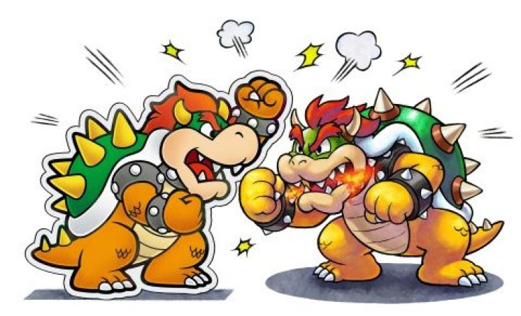 Paper and normal Bowser from Paper Jam