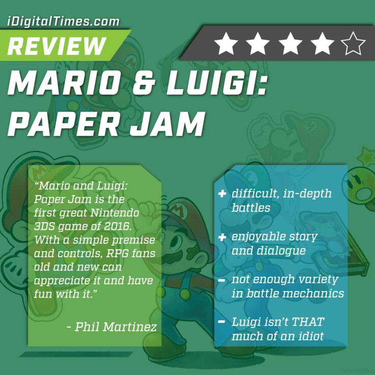 The iDigitalTimes 'Mario and Luigi Paper Jam' Review 