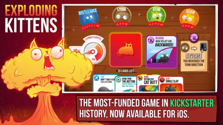 The popular Exploding Kitten's game is now available for iOS users, but there are things the developers need to fix before it releases on Android.