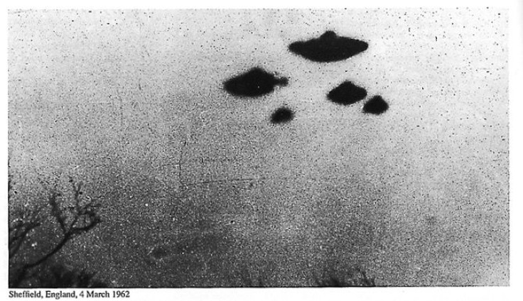 A photo from the CIA's recently declassified archive of UFO documents.