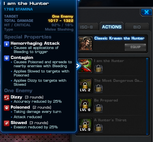 Kraven's first attack in Avengers Alliance