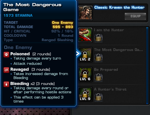 Kraven's second attack in Avengers Alliance