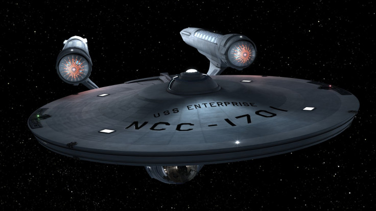 The 'Star Trek' Enterprise.