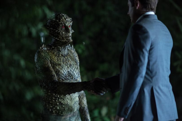 Mulder meets the were-monster in "Mulder and Scully Meet the Were-Monster."