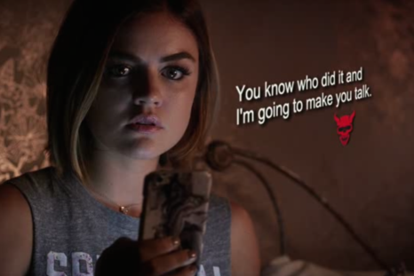 The new "Uber A" seems to think Aria knows more about Charlotte's death than she's let on.