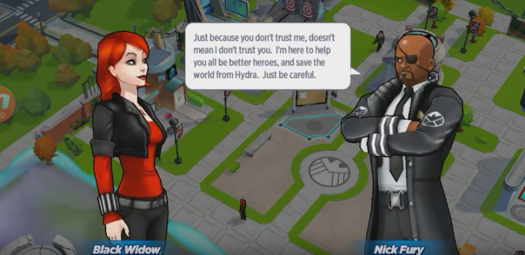 Black Widow and Nick Fury are only 2 characters in 'Avengers Academy'