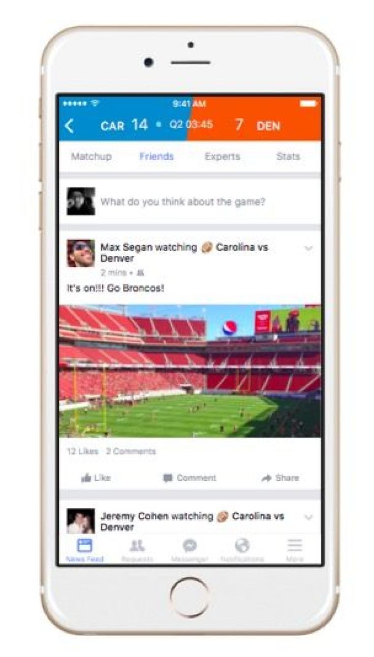 Facebook Sports Stadium brings 4 tabs of streaming content to make following your favorite sports easier.