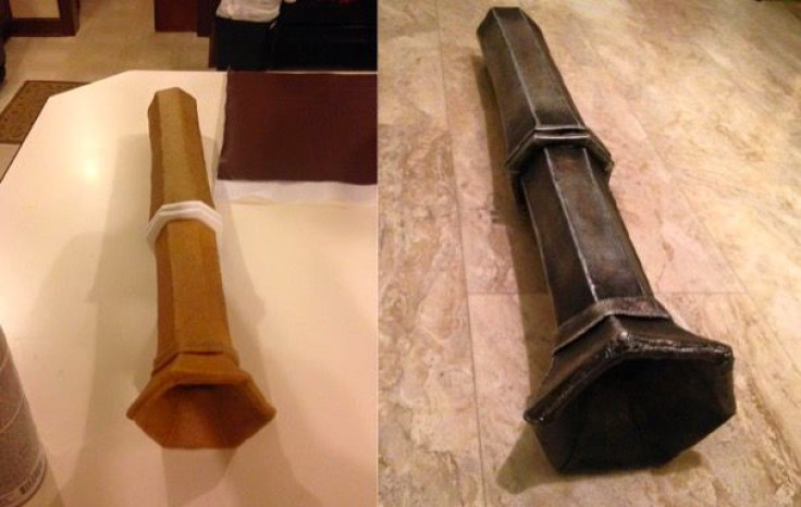 Durfee's fashioned the Hunter's Blunderbuss out of EVA foam and Worlba.
