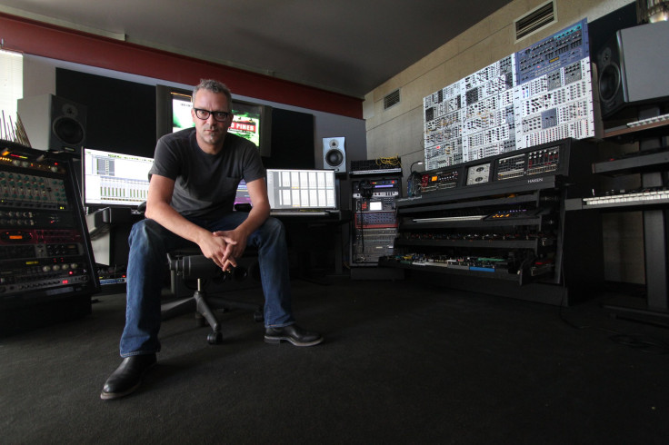 Composer Charlie Clouser in his studio.