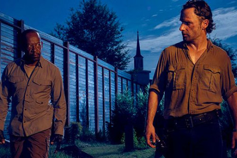 Morgan (Lennie James) and Rick (Andrew Lincoln)