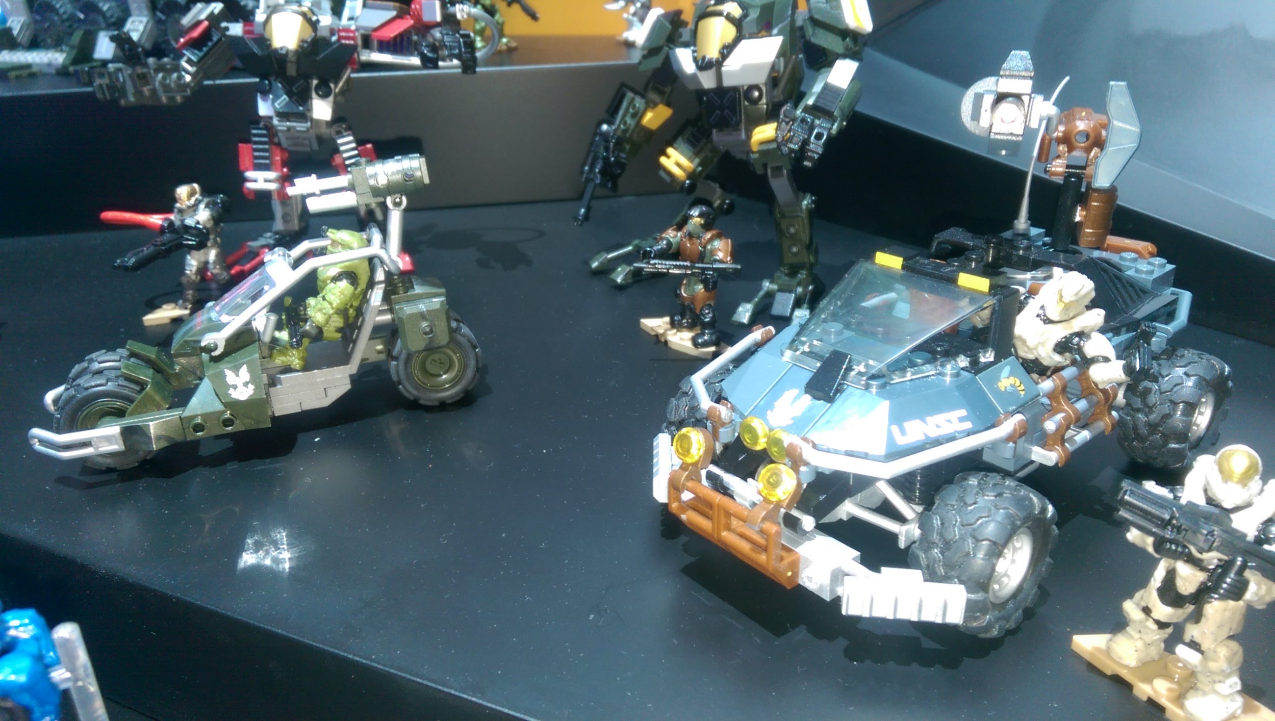 A few of the Halo Mega Blok sets