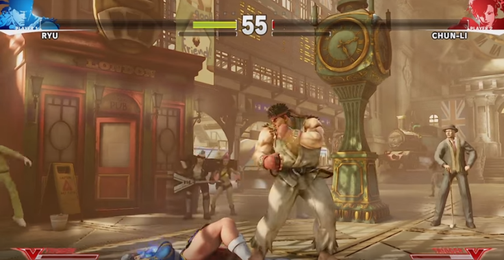 The V-Gauge located at the bottom of the screen in Street Fighter V
