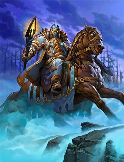 Look how smug he is, on his high horse.