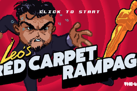 Jump over paparazzi, icebergs, and Lady Gaga to grab your Oscar in 'Leo's Red Carpet Rampage.'