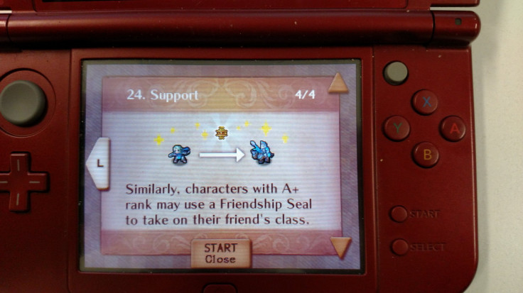 The friendship seal in Fire Emblem Fates