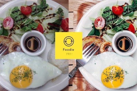 Foodie app is a custom smartphone camera application that helps people take better pictures of what they eat.