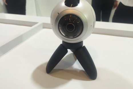 Samsung unveiled its Gear 360 camera at MWC in Barcelona. The camera captures 360-degree video that can be sent to the latest Samsung phones or the Gear VR. 