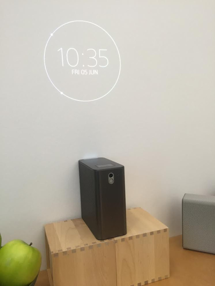 Sony unveiled the interactive Xperia projector at MWC 2016.