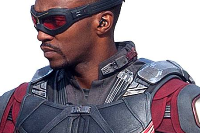 Anthony Mackie stars as Sam Wilson, aka Falcon, in Captain America: Civil War