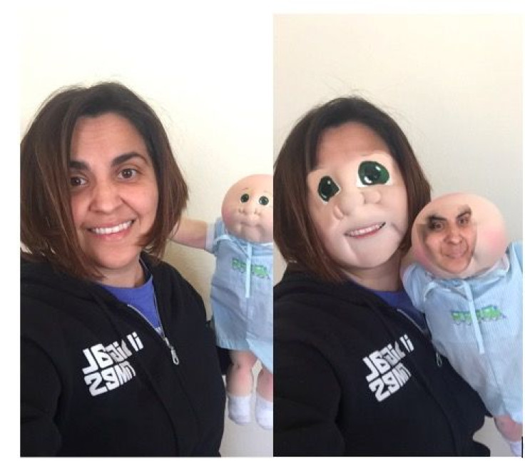 My disturbing Snapchat face swap experiment with a cabbage patch doll. Still need to perfect my technique!