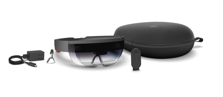 The developer kit for HoloLens, which will begin shipping on March 30 for $3,000