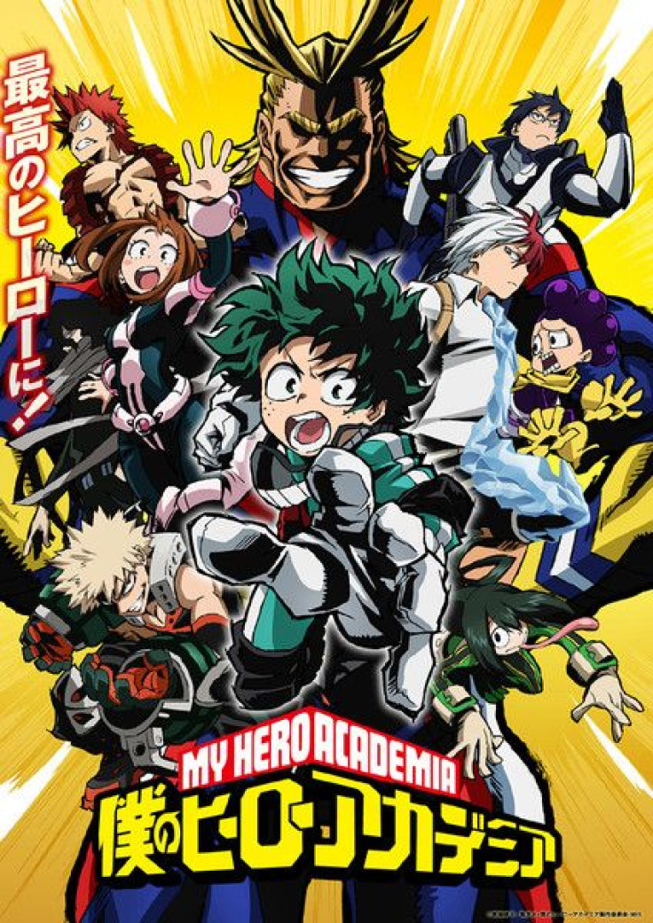 The latest poster for the 'My Hero Academia' anime.