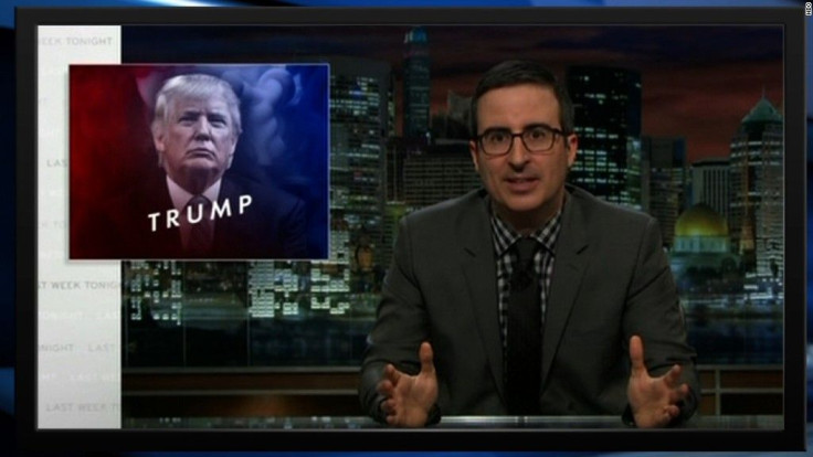 John Oliver claims Trumps real "magic" is in his name.