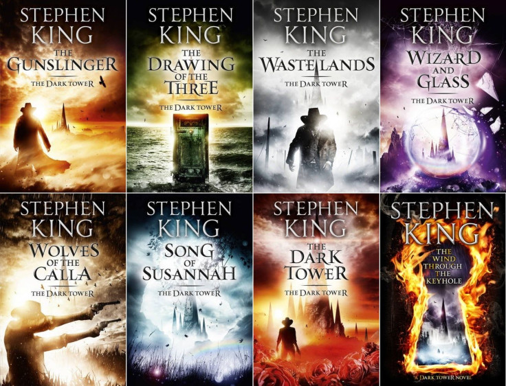 Book covers for 'The Dark Tower' series.